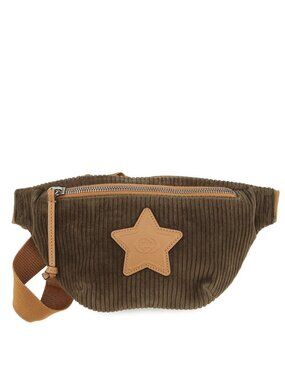 Gucci Belt Bag Children Star Corduroy Leather Waist Pouch Kids